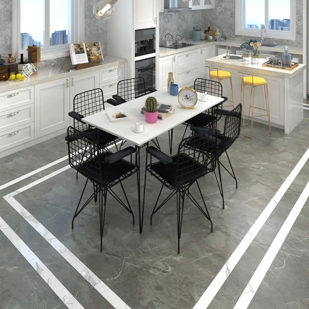 Knsz masa sandalye takımı hem75mazlum byzsyh 130*090 klç 6 sandalye syhsyh kolçaklı