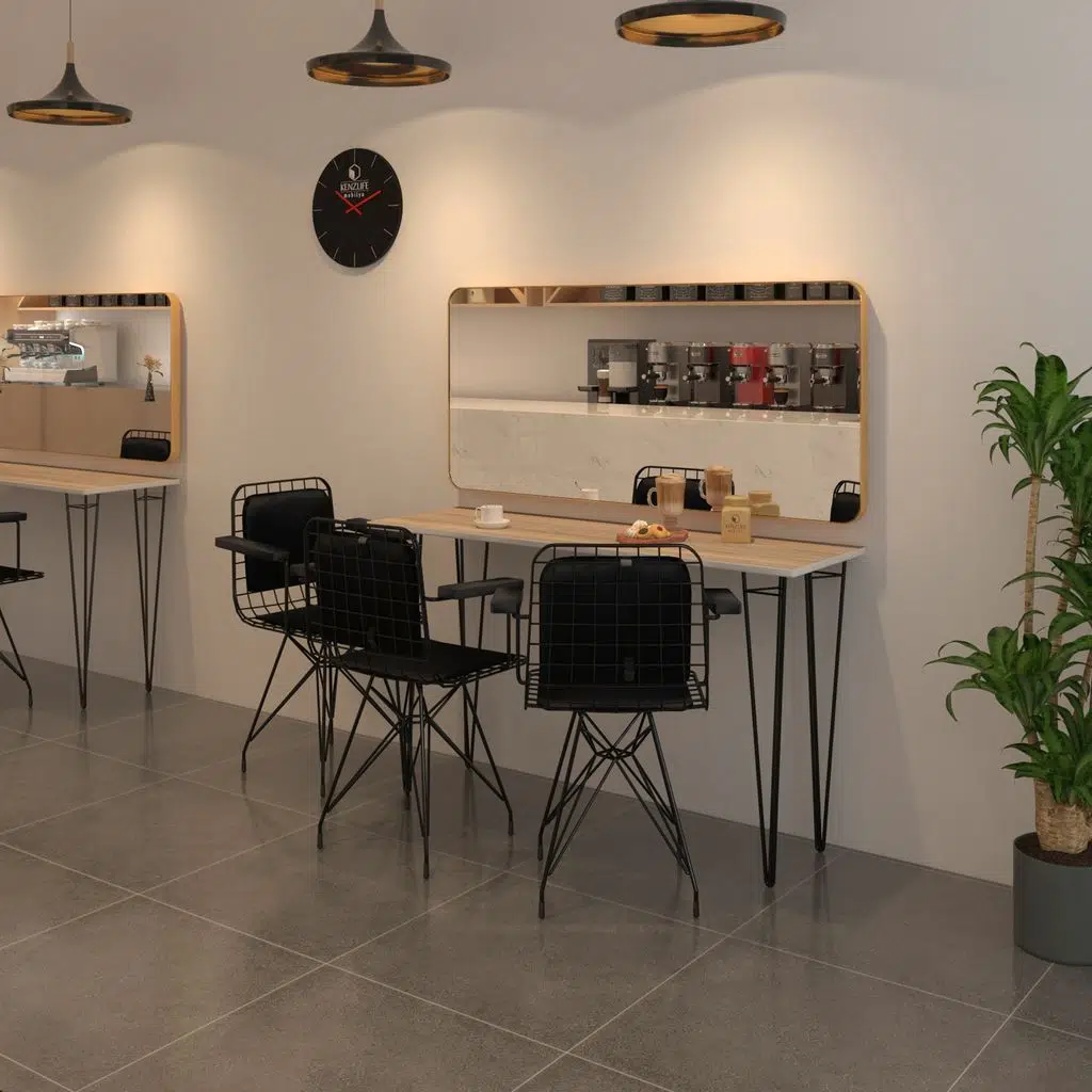 Knsz masa sandalye takımı hem75mazlum crdsyh 140*040 klçsm 3 sandalye syhsyh kolçaklı sırt minderli