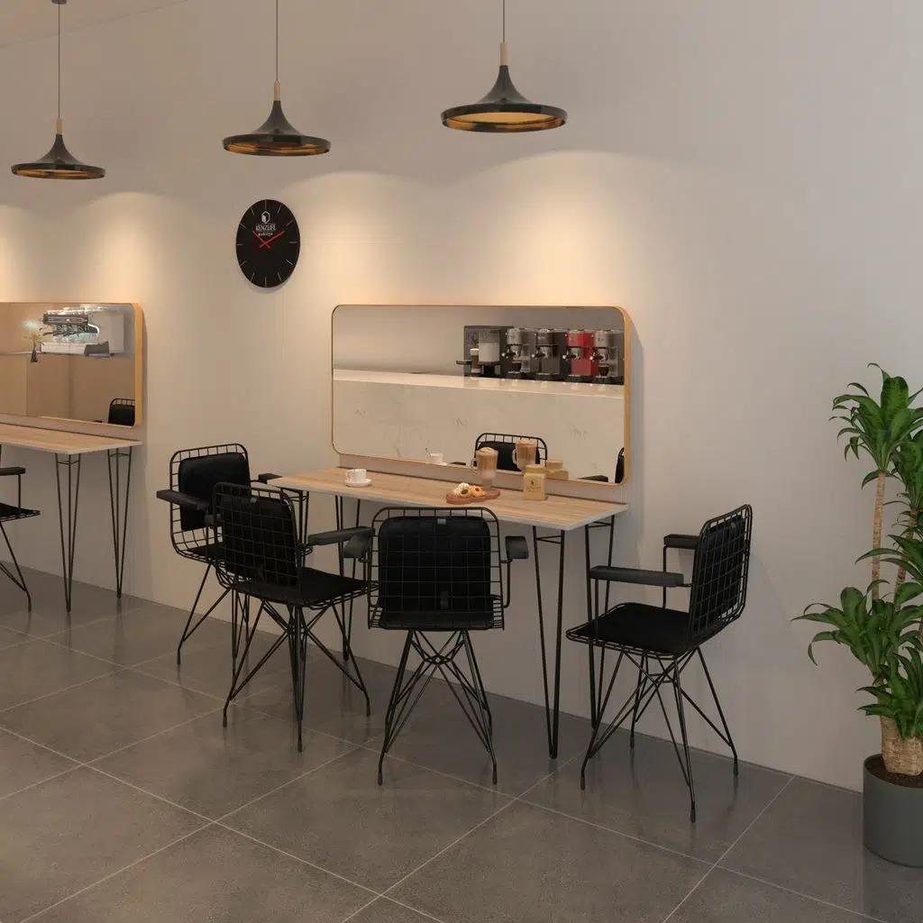 Knsz masa sandalye takımı hem75mazlum crdsyh 140*040 klçsm 4 sandalye syhsyh kolçaklı sırt minderli