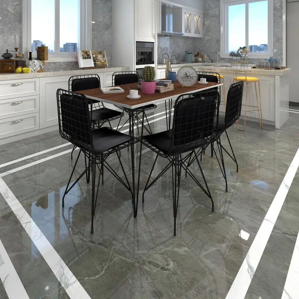 Knsz masa sandalye takımı hem75mazlum cvzsyh 130*090 sm 6 sandalye syhsyh sırt minderli