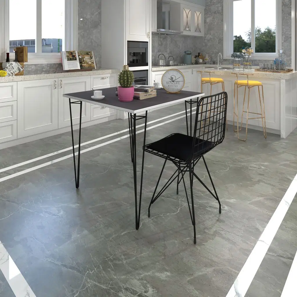 Knsz masa sandalye takımı hem75mazlum grisyh 060*060 1 sandalye syhsyh