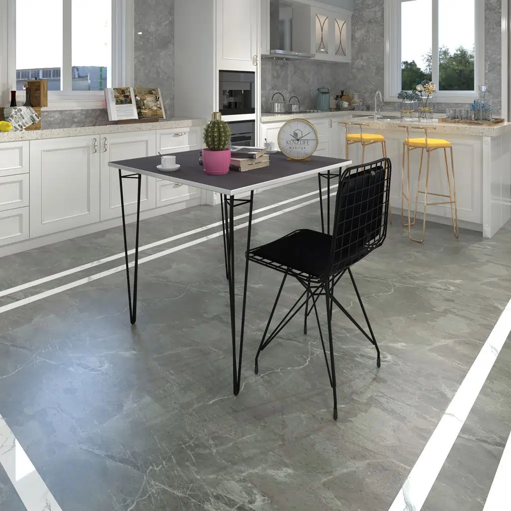 Knsz masa sandalye takımı hem75mazlum grisyh 060*060 sm 1 sandalye syhsyh sırt minderli