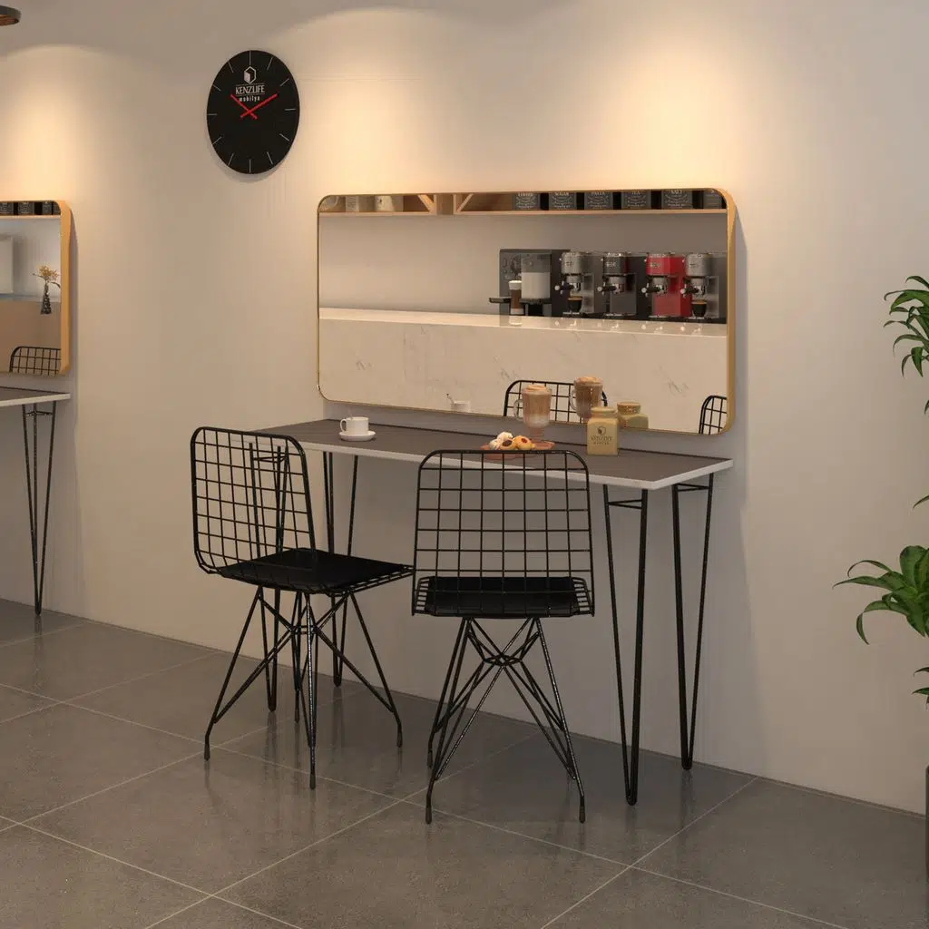 Knsz masa sandalye takımı hem75mazlum grisyh 100*040 2 sandalye syhsyh