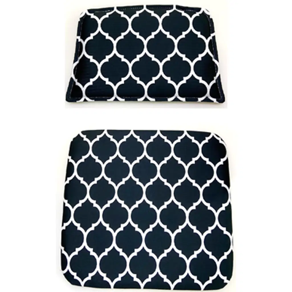 Knsz minder seti 1 li zng&mğr&uslu viona kumaş tel bar sandalyesi oturma ve sırt minderi set