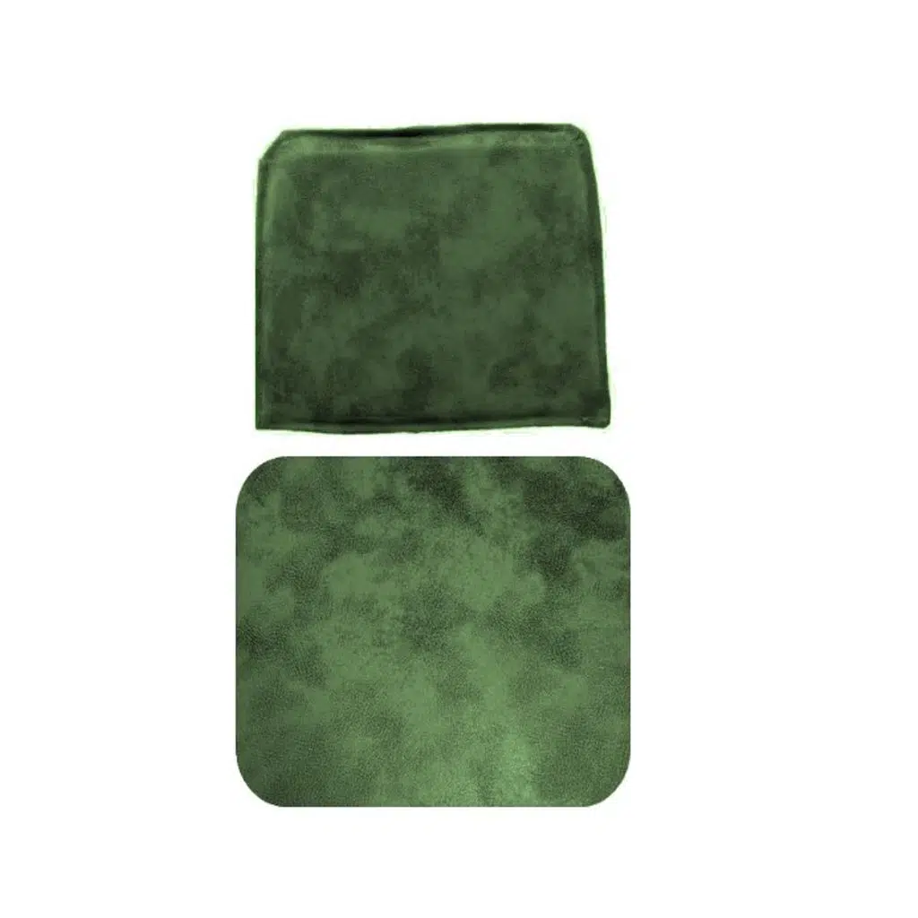 Knsz minder seti 1 li mazlum haki siyah kumaş oturma ve sırt tel sandalyesi minderi bir arada