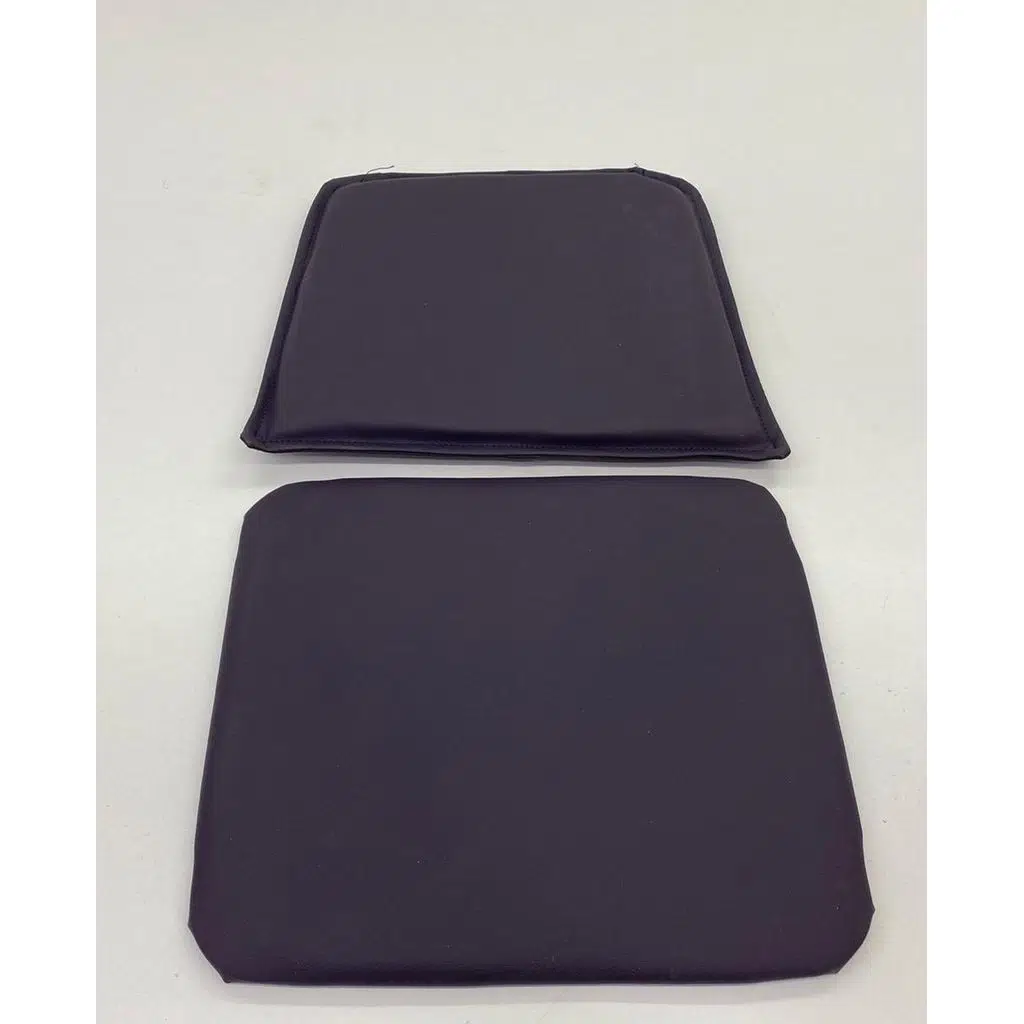 Knsz minder seti 1 li mazlum mor suni deri oturma ve sırt tel sandalyesi minderi bir arada