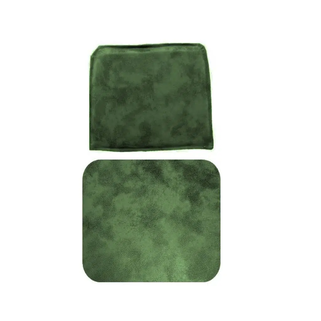 Knsz minder seti 1 li zng&mğr&uslu haki siyah kumaş tel bar sandalyesi oturma ve sırt minderi set