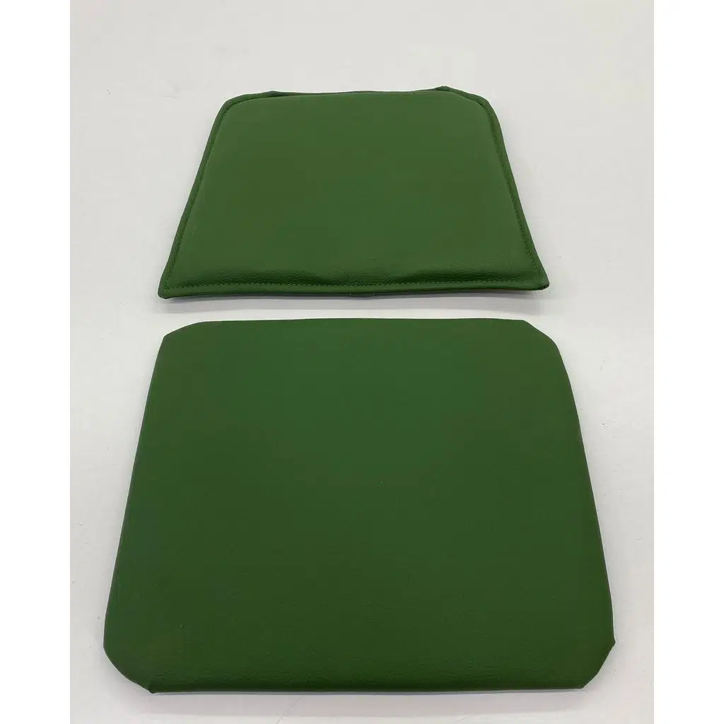 Knsz minder seti 1 li zng&mğr&uslu yşl suni deri tel bar sandalyesi oturma ve sırt minderi set