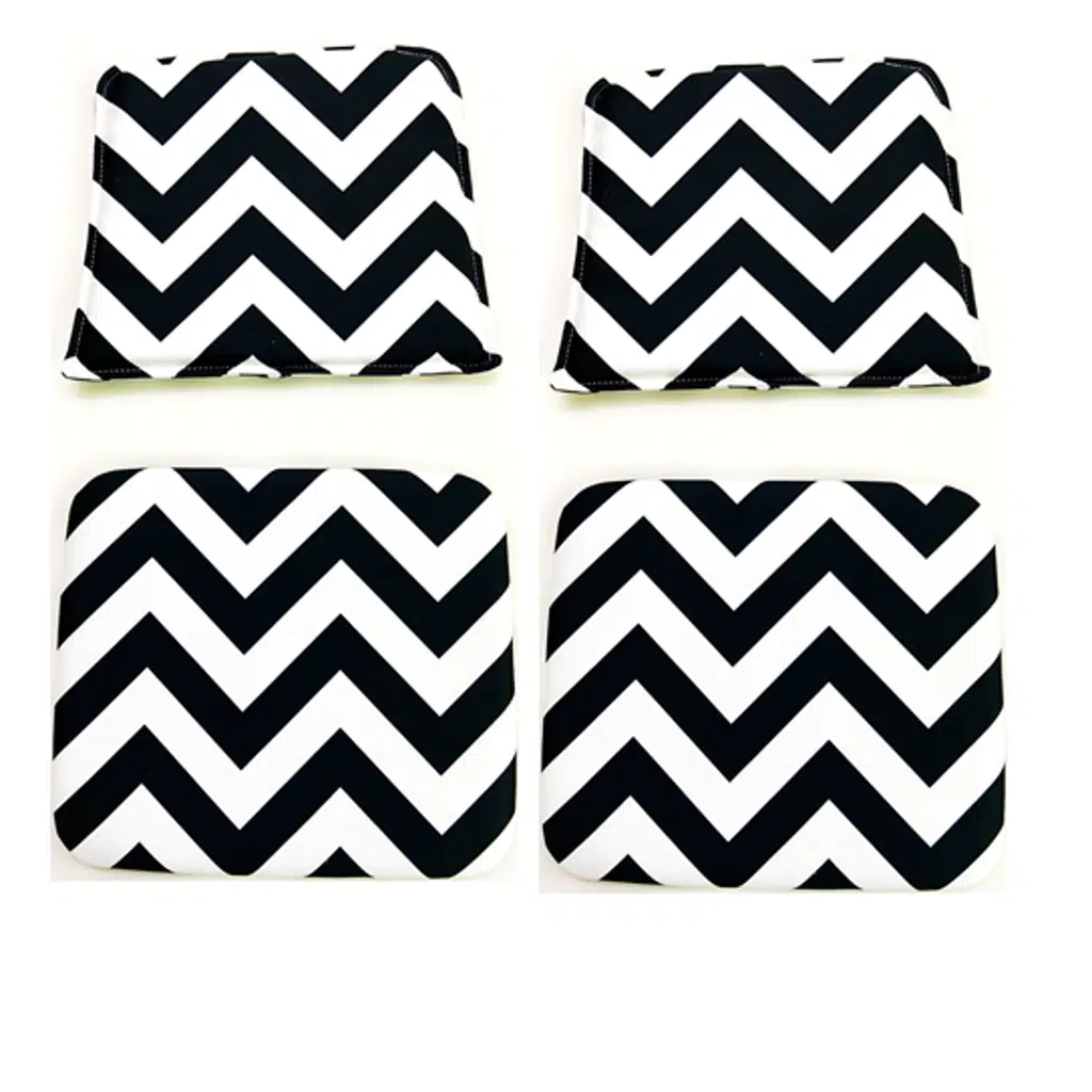 Knsz minder seti 2 li mazlum aldo kumaş oturma ve sırt tel sandalyesi minderi bir arada