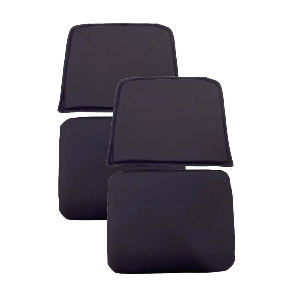 Knsz minder seti 2 li mazlum mor suni deri oturma ve sırt tel sandalyesi minderi bir arada