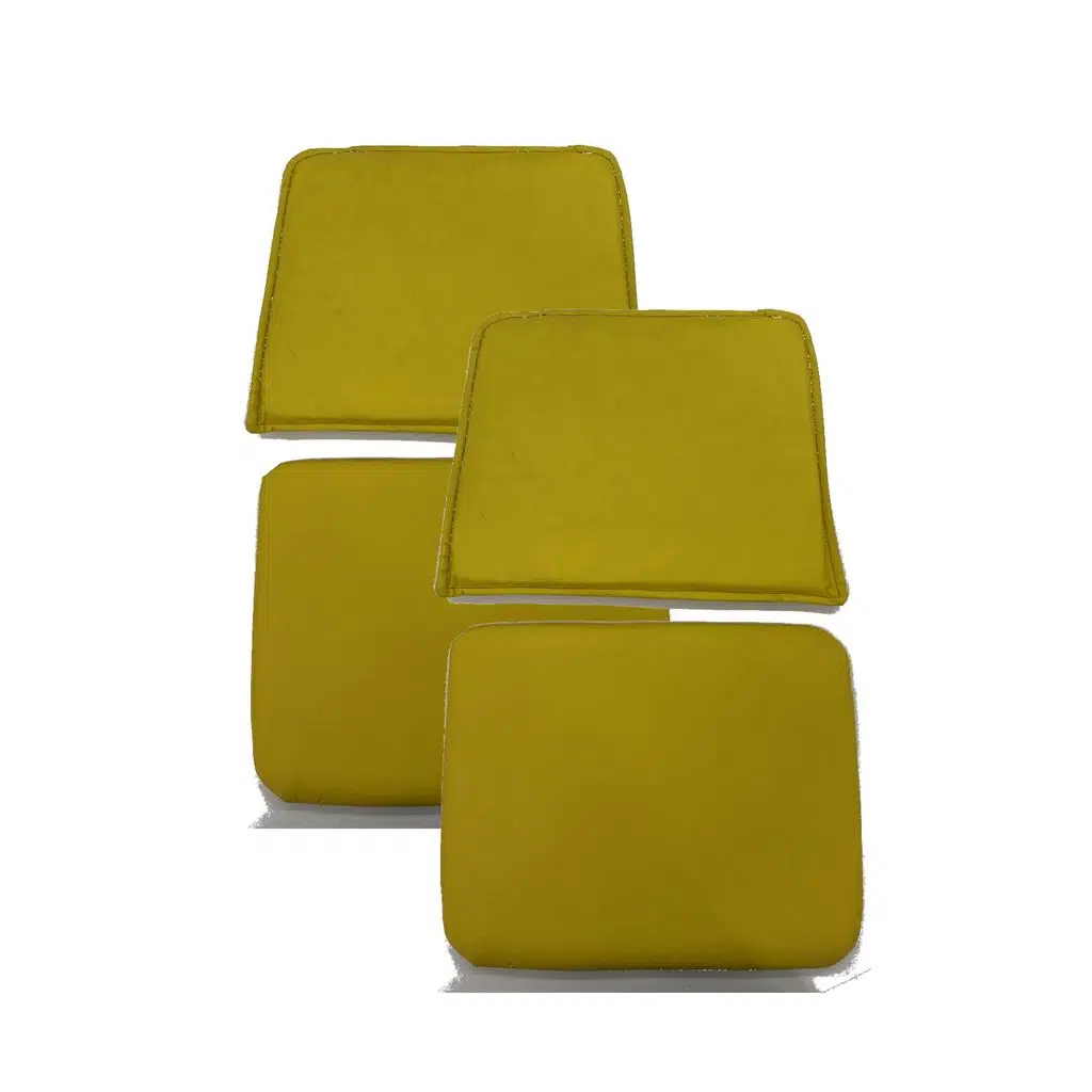 Knsz minder seti 2 li mazlum srı suni deri oturma ve sırt tel sandalyesi minderi bir arada