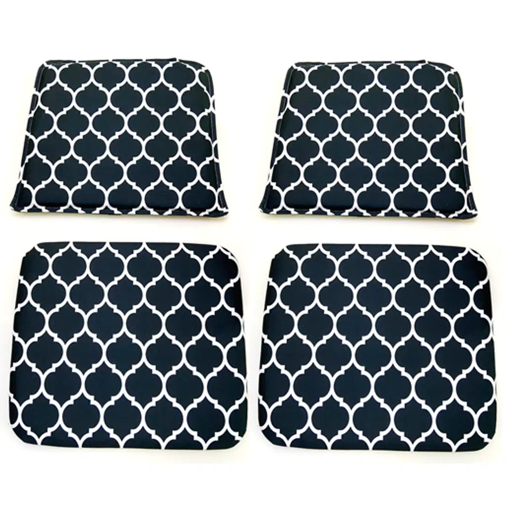 Knsz minder seti 2 li mazlum viona kumaş oturma ve sırt tel sandalyesi minderi bir arada