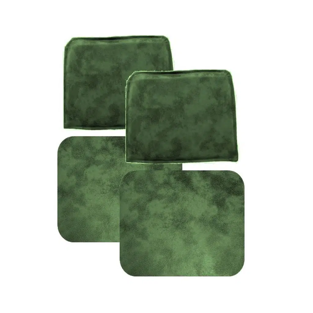 Knsz minder seti 2 li zng&mğr&uslu haki siyah kumaş tel bar sandalyesi oturma ve sırt minderi set