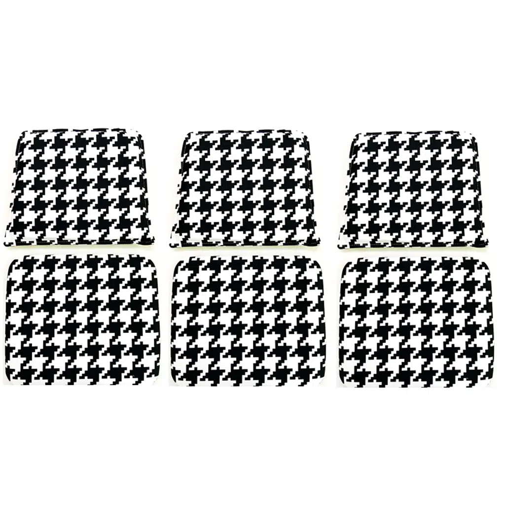 Knsz minder seti 3 lü mazlum kono kumaş oturma ve sırt tel sandalyesi minderi bir arada