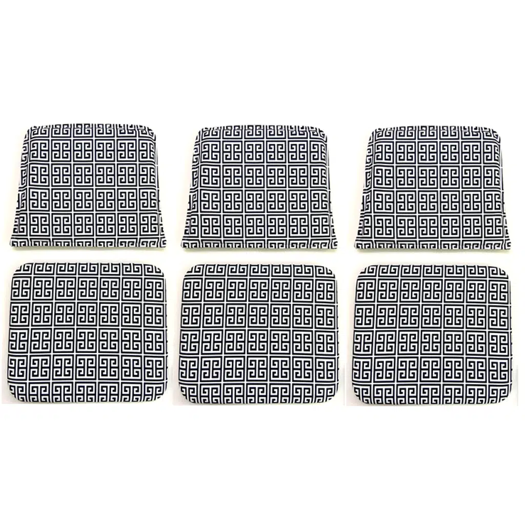 Knsz minder seti 3 lü mazlum talen kumaş oturma ve sırt tel sandalyesi minderi bir arada