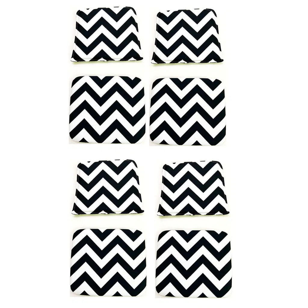 Knsz minder seti 4 lü mazlum aldo kumaş oturma ve sırt tel sandalyesi minderi bir arada