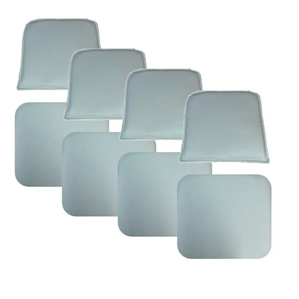 Knsz minder seti 4 lü mazlum byz suni deri oturma ve sırt tel sandalyesi minderi bir arada