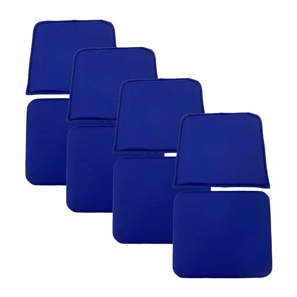 Knsz minder seti 4 lü mazlum mvi suni deri oturma ve sırt tel sandalyesi minderi bir arada