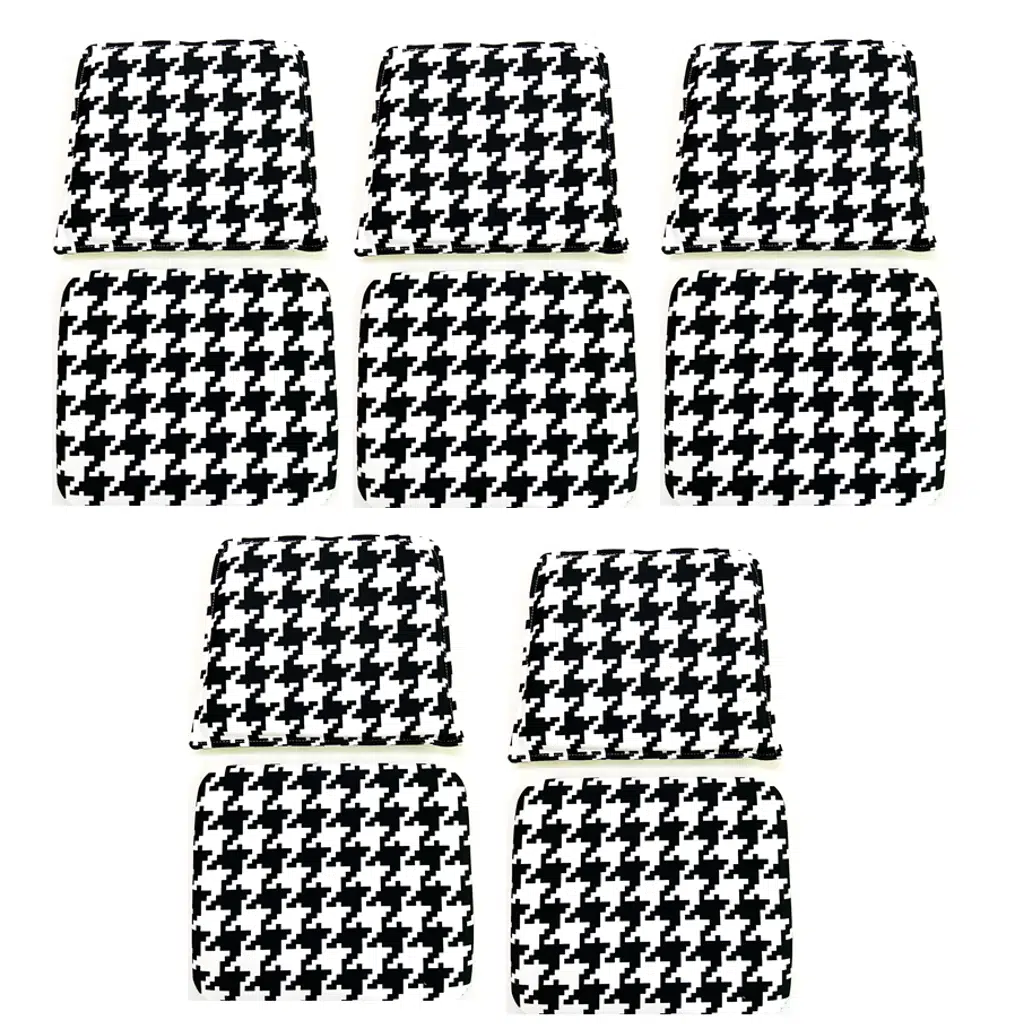 Knsz minder seti 5 li mazlum kono kumaş oturma ve sırt tel sandalyesi minderi bir arada