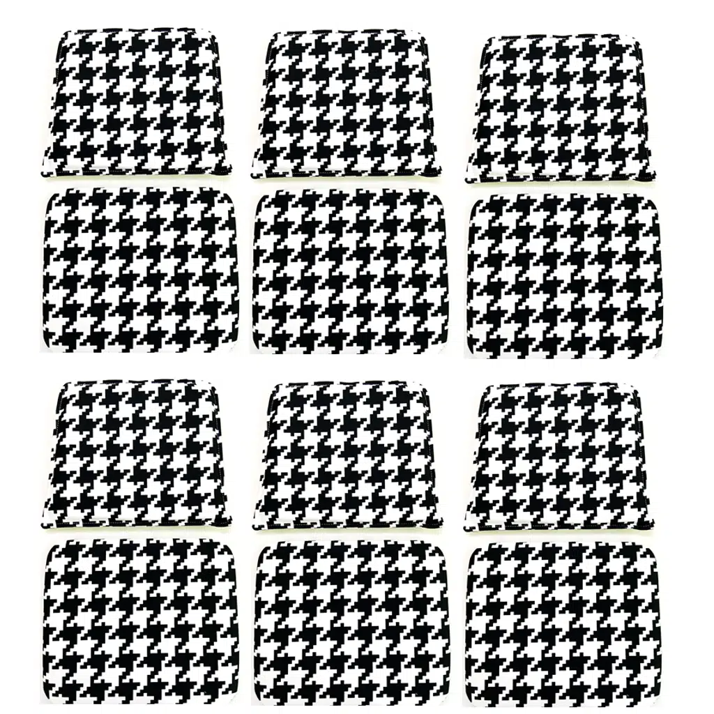 Knsz minder seti 6 lı mazlum kono kumaş oturma ve sırt tel sandalyesi minderi bir arada