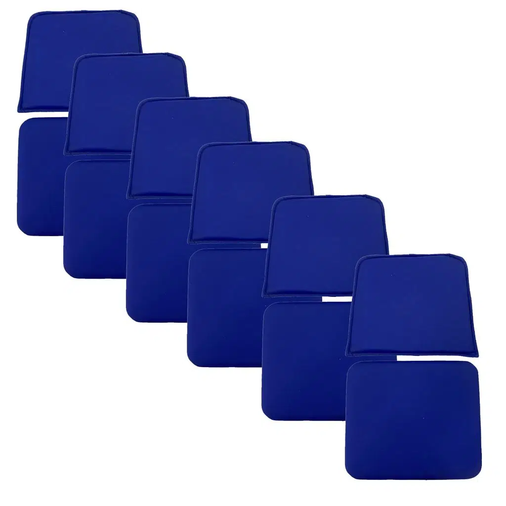 Knsz minder seti 6 lı mazlum mvi suni deri oturma ve sırt tel sandalyesi minderi bir arada