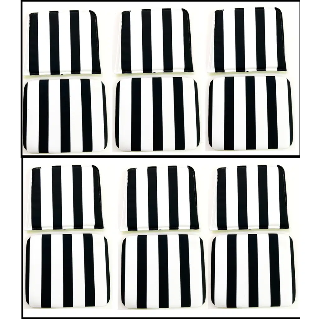 Knsz minder seti 6 lı mazlum tuan kumaş oturma ve sırt tel sandalyesi minderi bir arada