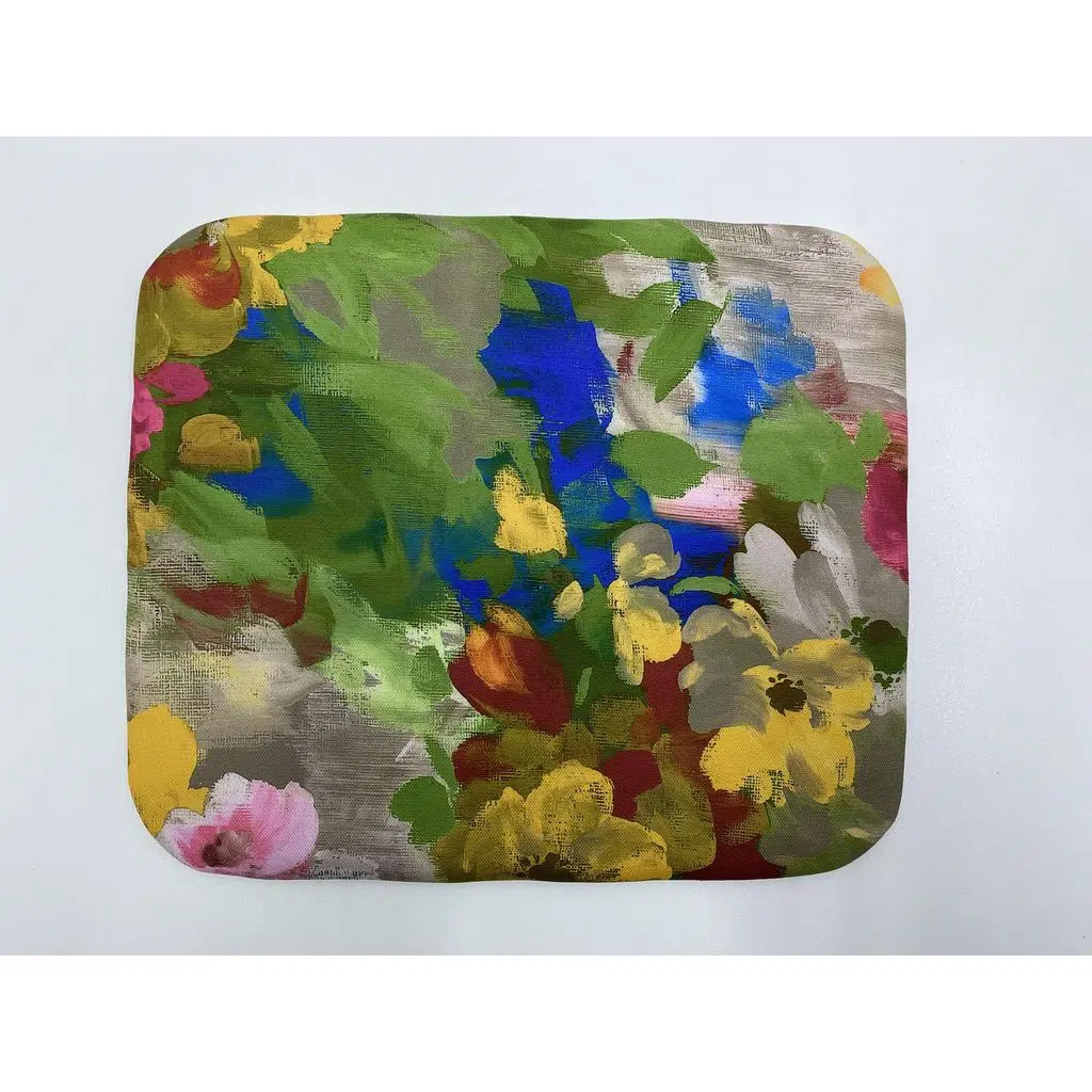 Knsz oturma minderi 1 li mazlum çiçek desen tel sandalyesi oturma yeri için