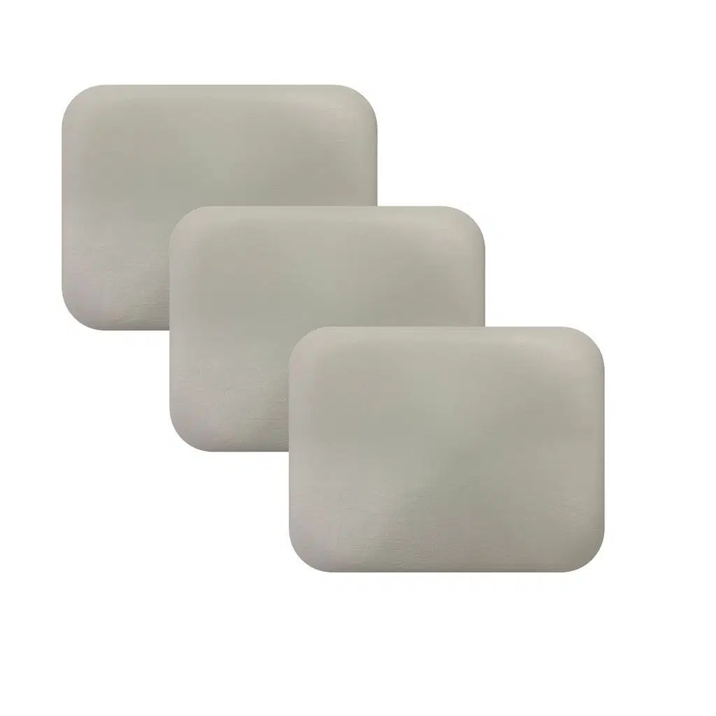 Knsz oturma minderi 3 lü mazlum byz suni deri tel sandalyesi oturma yeri için