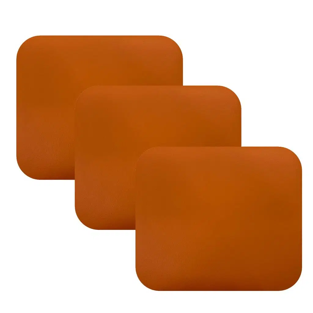 Knsz oturma minderi 3 lü mazlum trn suni deri tel sandalyesi oturma yeri için