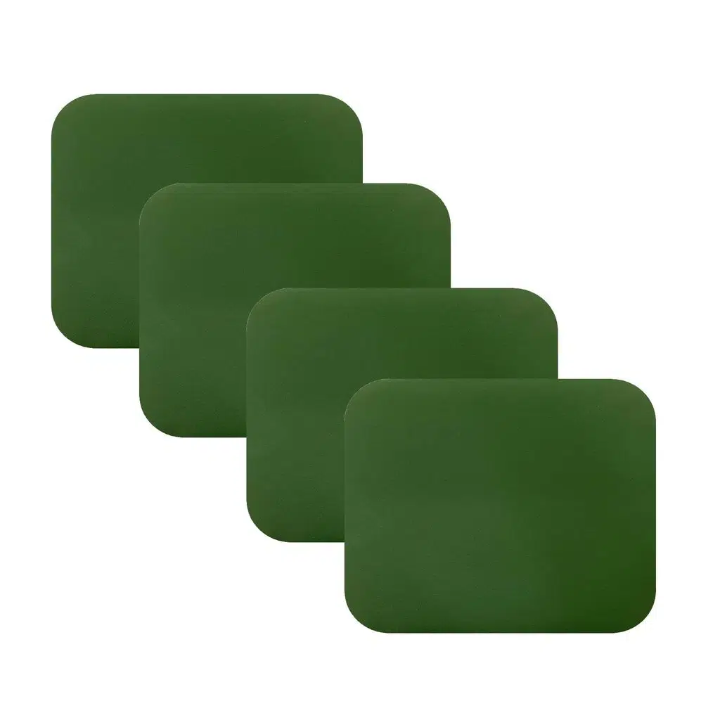 Knsz oturma minderi 4 lü artis&mutlu yşl suni deri tel bar taburesi sandalyesi için