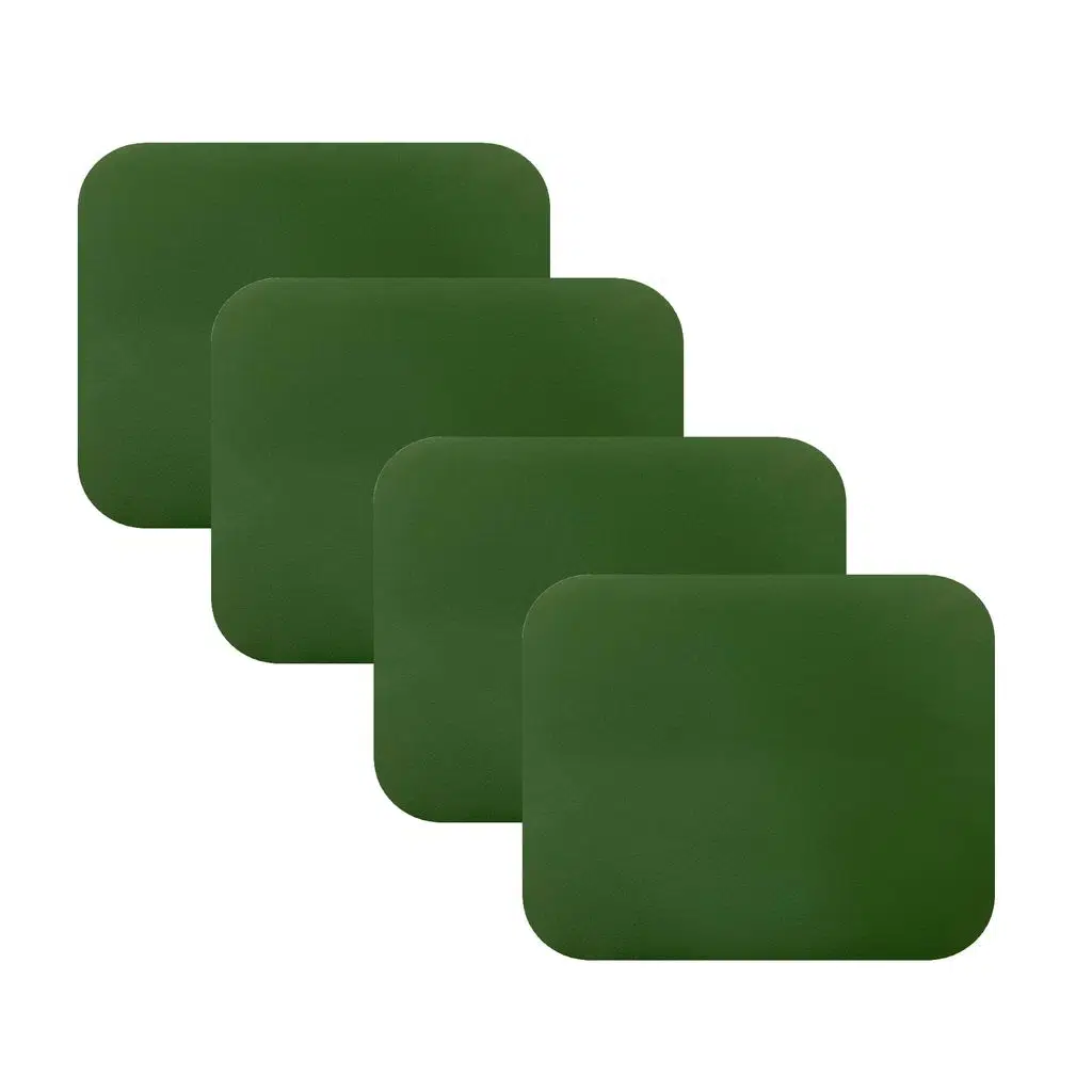 Knsz oturma minderi 4 lü mazlum yşl suni deri tel sandalyesi oturma yeri için