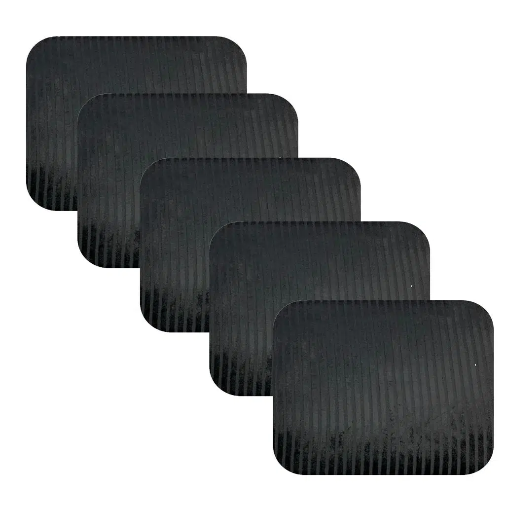 Knsz oturma minderi 5 li mazlum siyah çizgili kumaş tel sandalyesi oturma yeri için