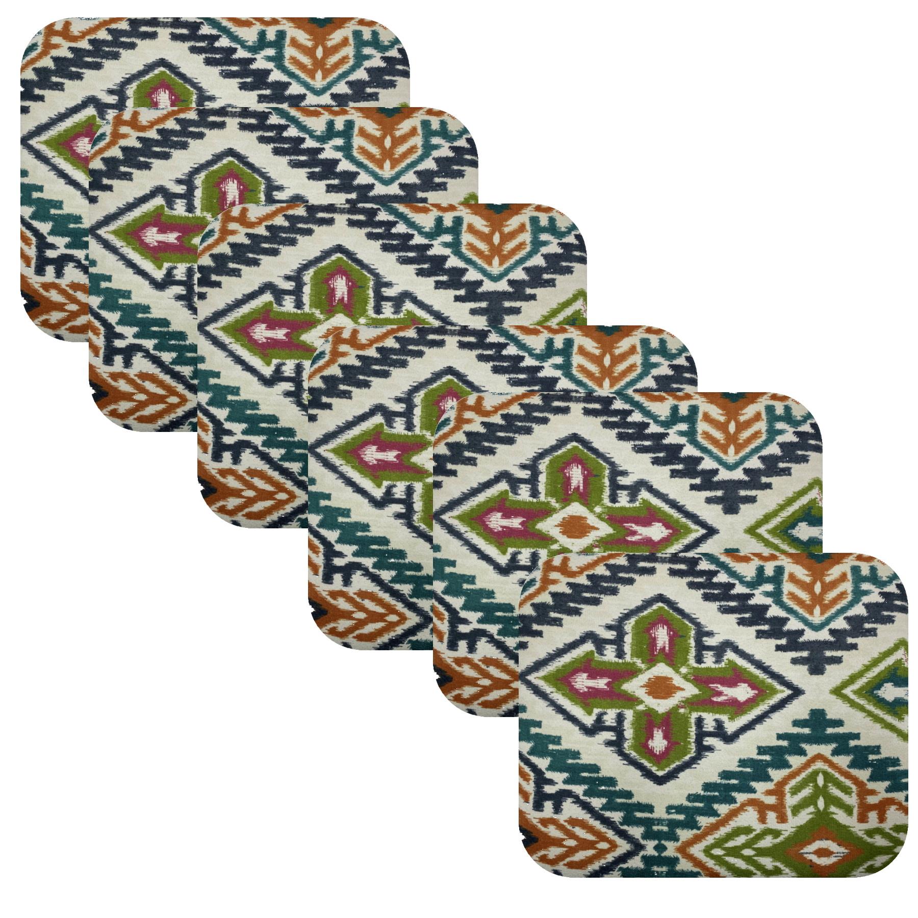 Knsz oturma minderi 6 lı artis&mutlu kilim desen tel bar taburesi sandalyesi için