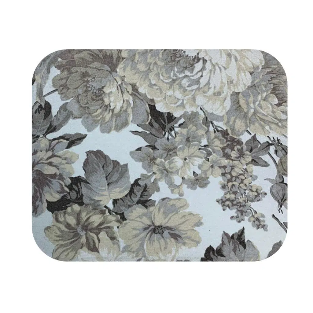 Knsz oturma minderi 1 li mazlum çiçek gri kumaş tel sandalyesi oturma yeri için