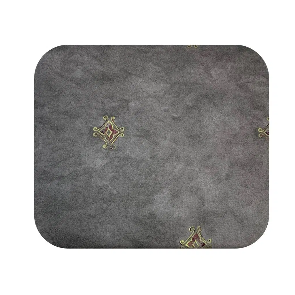 Knsz oturma minderi 1 li mazlum gri işlemeli kumaş tel sandalyesi oturma yeri için