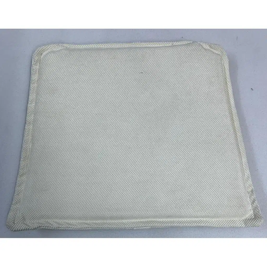 Knsz sırt minderi 1 li zng&mğr&uslu beyaz kumaş cırtlı tel bar sandalyesi sırtı için