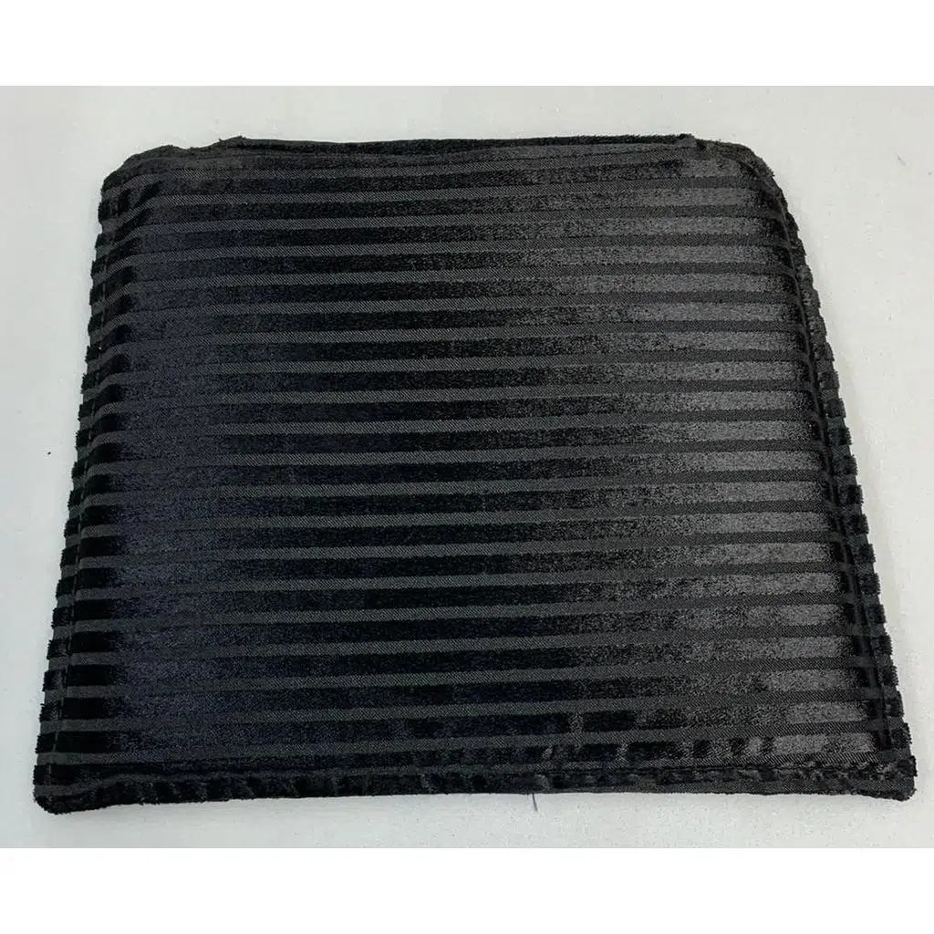 Knsz sırt minderi 1 li zng&mğr&uslu siyah çizgili kumaş cırtlı tel bar sandalyesi sırtı için