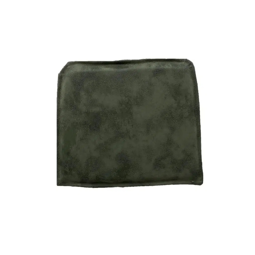 Knsz sırt minderi 1 li mazlum haki siyah kumaş cırtlı tel sandalyesi sırtı için