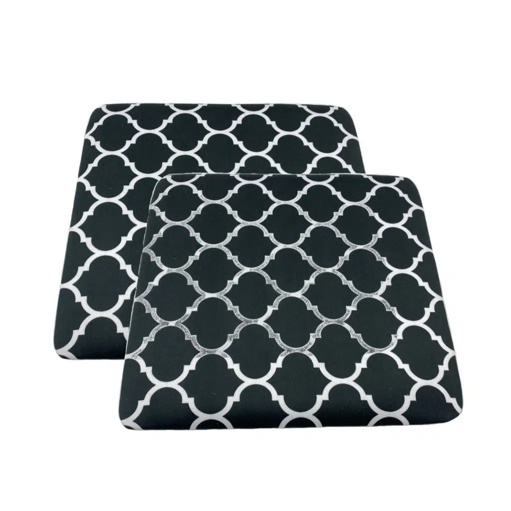 Knsz sırt minderi 2 li mazlum viona kumaş cırtlı tel sandalyesi sırtı için