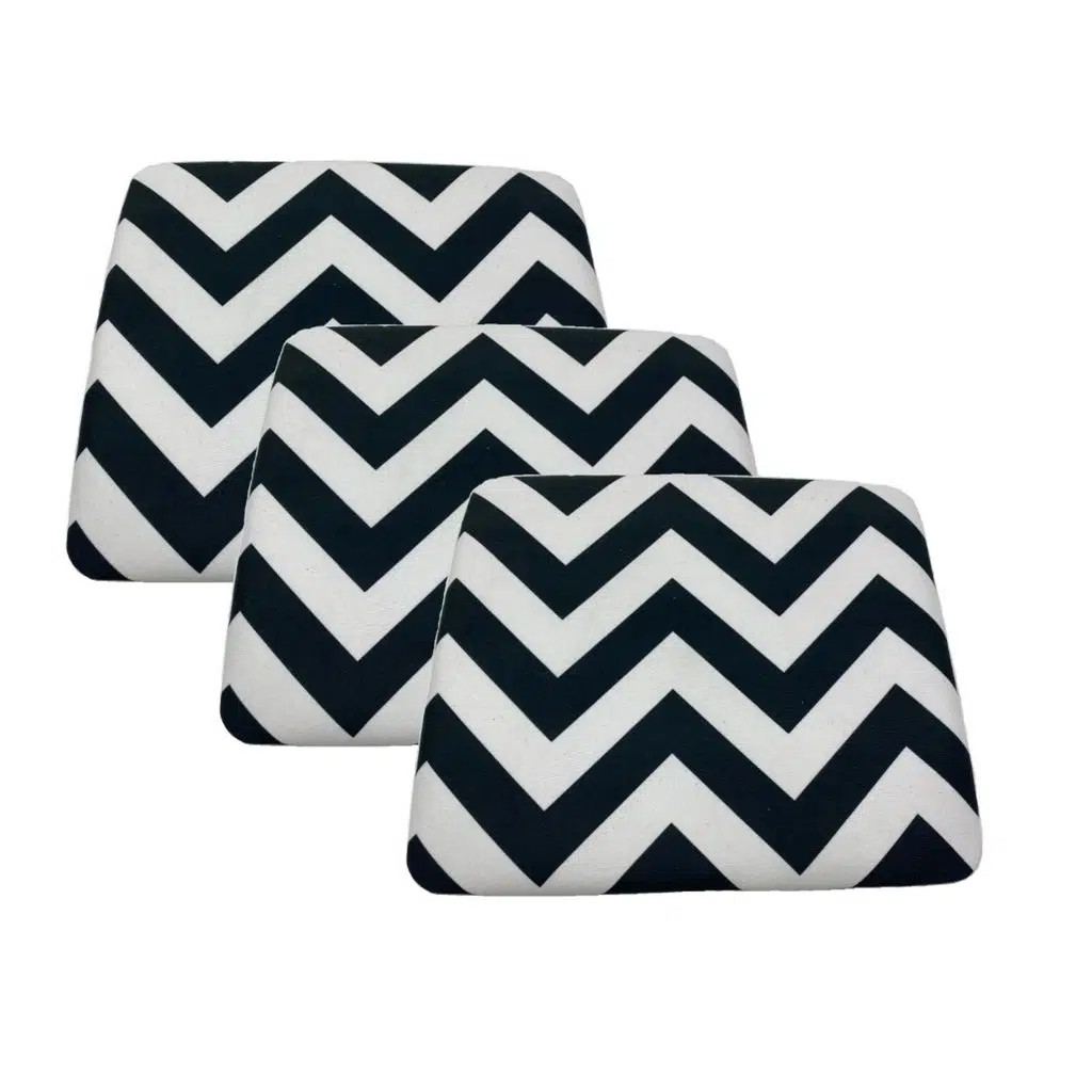 Knsz sırt minderi 3 lü zng&mğr&uslu aldo kumaş cırtlı tel bar sandalyesi sırtı için