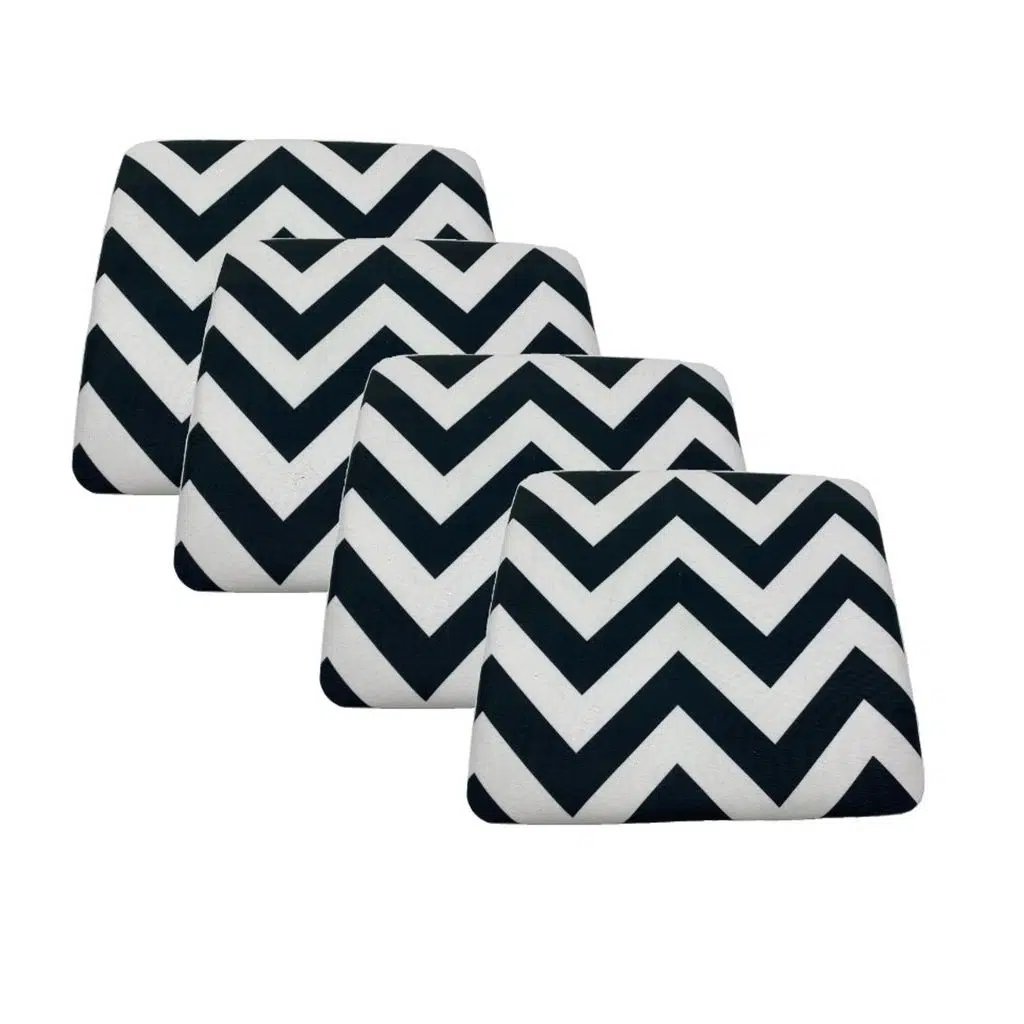 Knsz sırt minderi 4 lü zng&mğr&uslu aldo kumaş cırtlı tel bar sandalyesi sırtı için