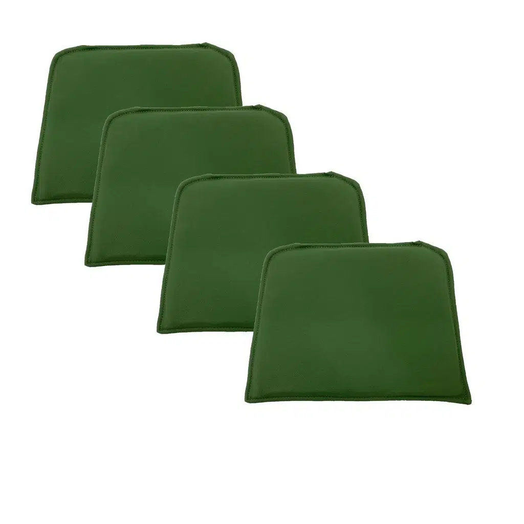 Knsz sırt minderi 4 lü zng&mğr&uslu yşl suni deri cırtlı tel bar sandalyesi sırtı için