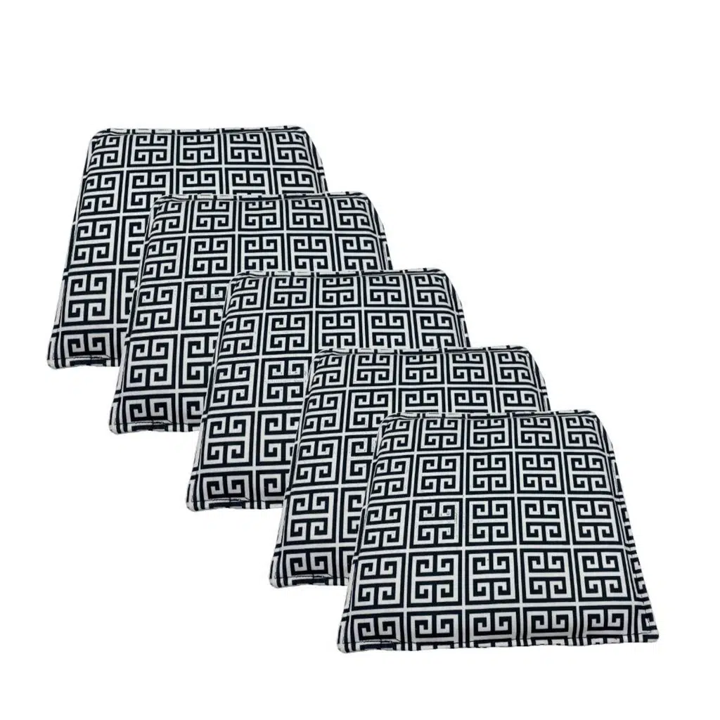 Knsz sırt minderi 5 li zng&mğr&uslu talen kumaş cırtlı tel bar sandalyesi sırtı için