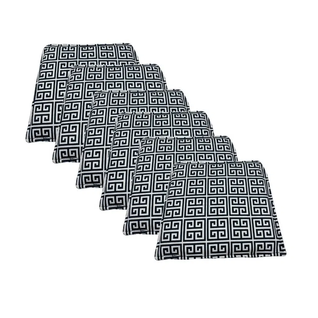 Knsz sırt minderi 6 lı mazlum talen kumaş cırtlı tel sandalyesi sırtı için