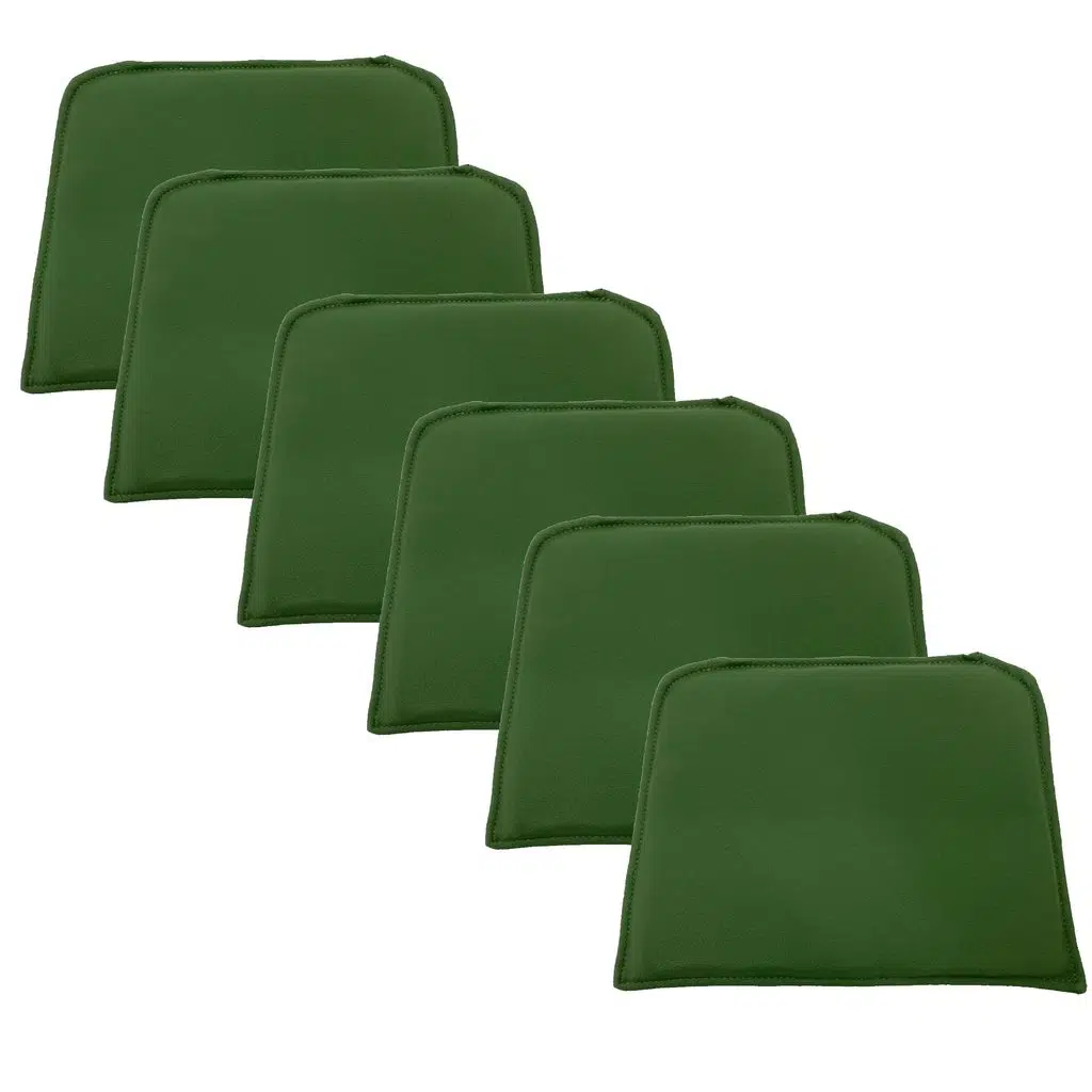 Knsz sırt minderi 6 lı mazlum yşl suni deri cırtlı tel sandalyesi sırtı için