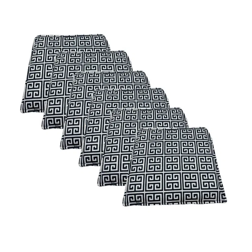 Knsz sırt minderi 6 lı zng&mğr&uslu talen kumaş cırtlı tel bar sandalyesi sırtı için