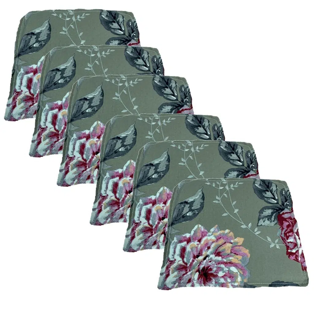 Knsz sırt minderi 6 lı zng&mğr&uslu yaprak gri kumaş cırtlı tel bar sandalyesi sırtı için