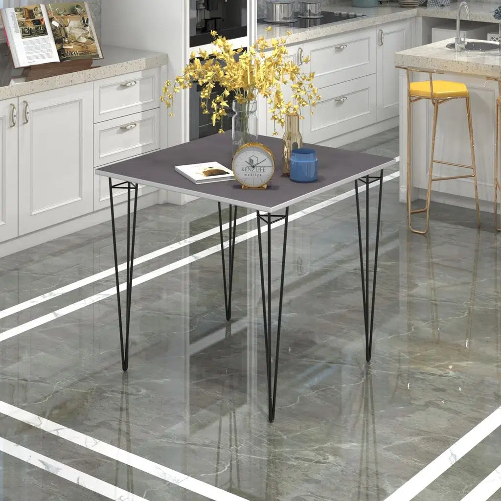 Knsz yemek masası hemdem grisyh 075*070*070 mutfak ofis çalışma