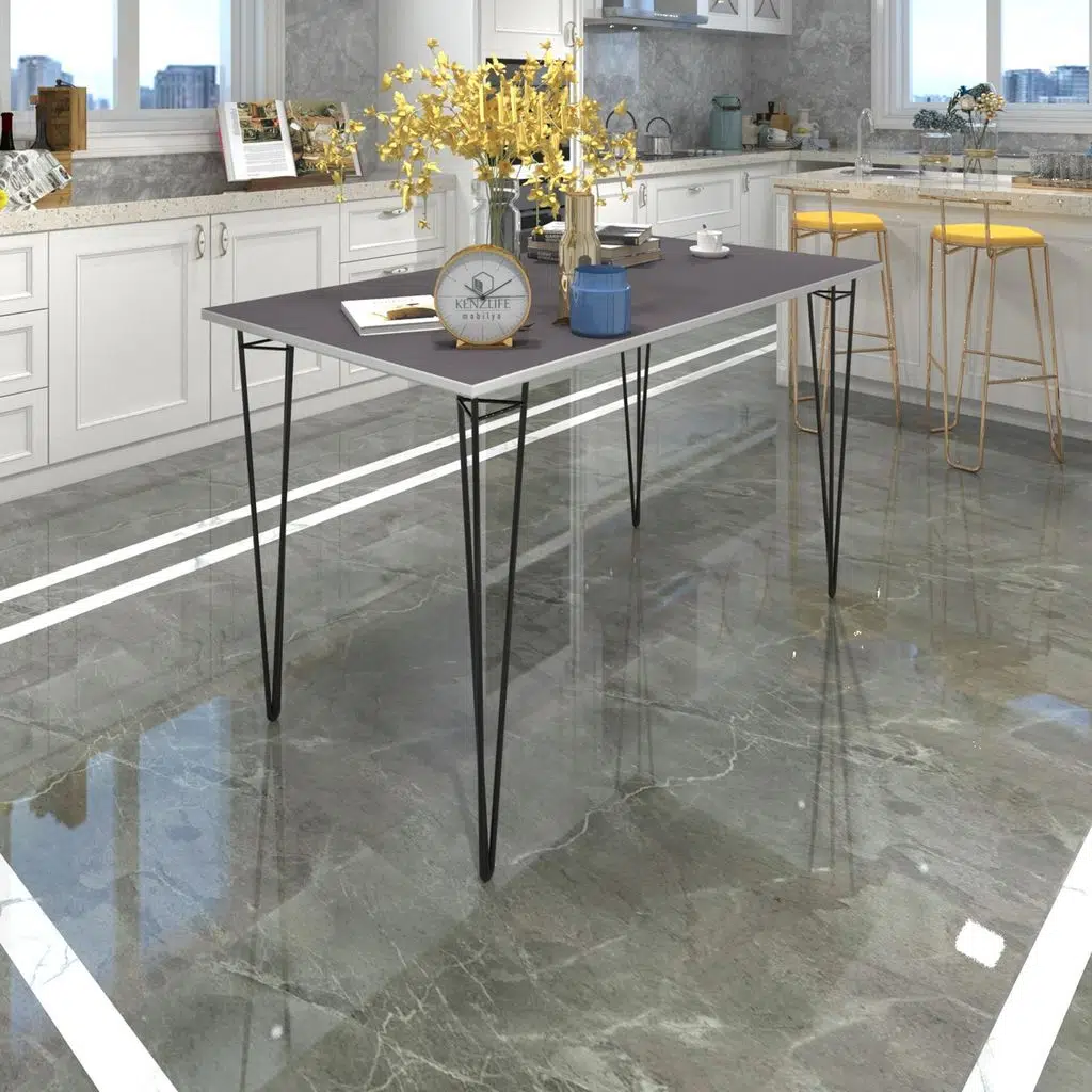 Knsz yemek masası hemdem grisyh 075*100*070 mutfak ofis çalışma